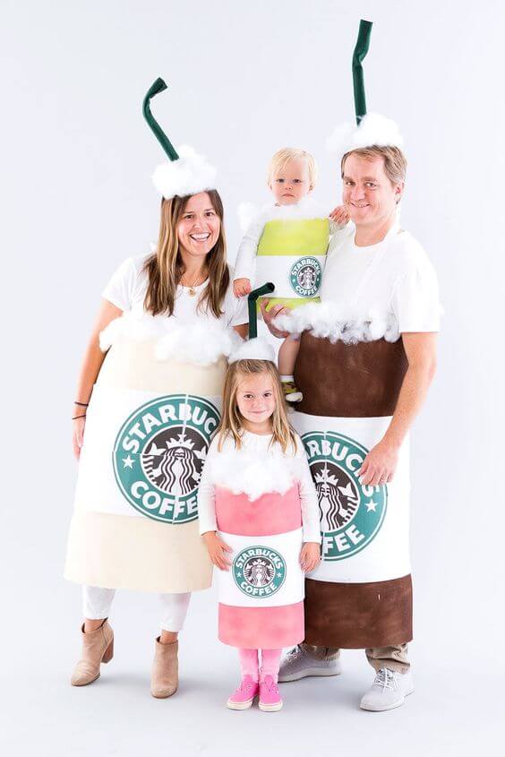 starbucks family halloween costumes ideas