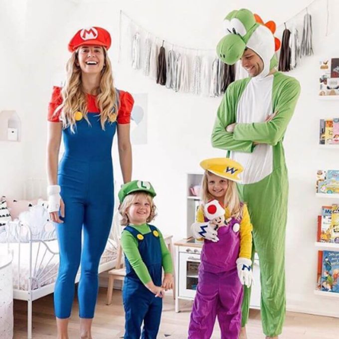 super mario family halloween costumes ideas