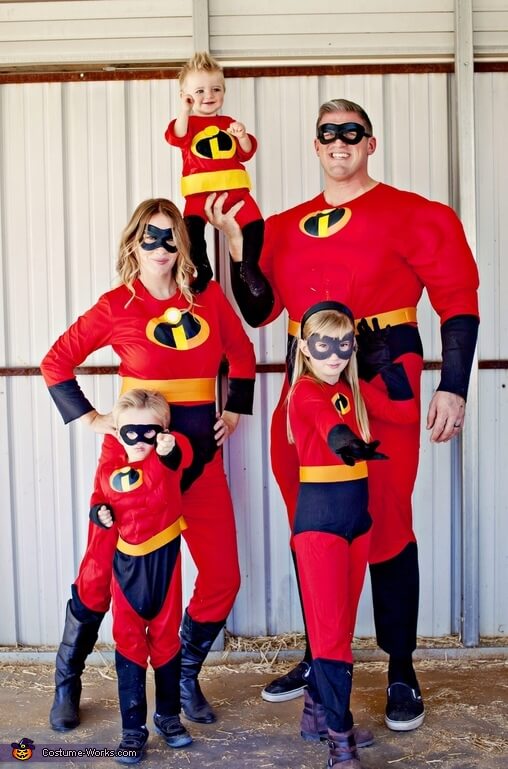 the incredibles family halloween costumes ideas