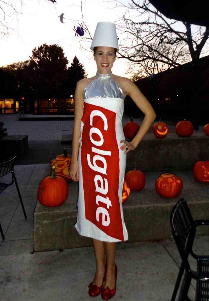 toothpaste costume idea for halloween