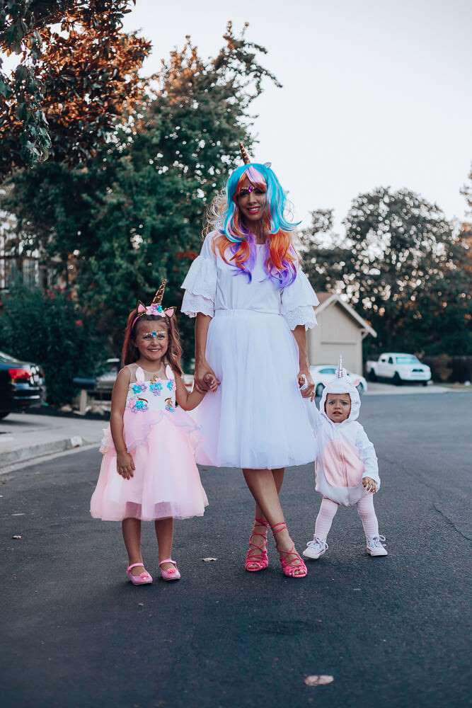 unicorn family halloween costumes ideas