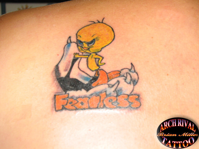 25+ Cute Tweety Bird Tattoo Design Ideas EntertainmentMesh