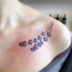 lavender sprig tattoo