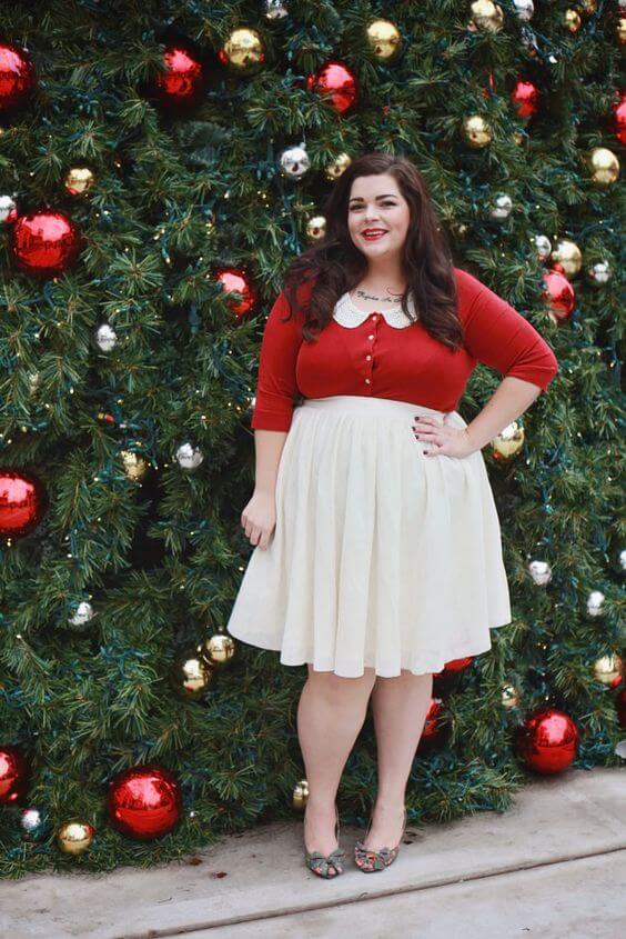 christmas party outfit fashion for plus size