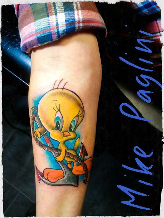 25+ Cute Tweety Bird Tattoo Design Ideas EntertainmentMesh