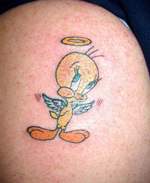 25+ Cute Tweety Bird Tattoo Design Ideas EntertainmentMesh