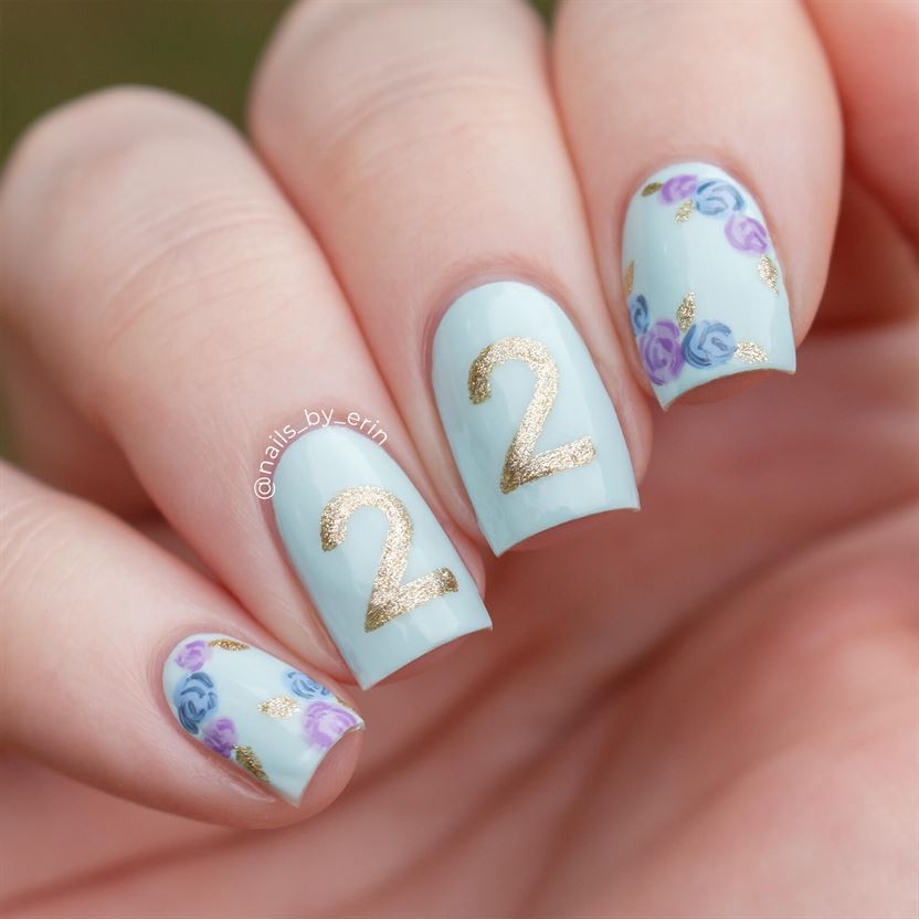 super cute birthday nails