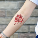 bleeding rose tattoo
