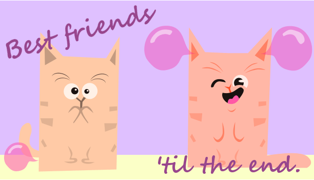 cute best friends image for valentines day