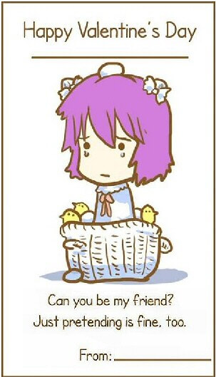 cute funny happy valentines day friendship request image
