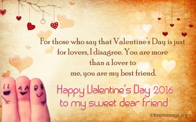 happy valentines day best friend quote image