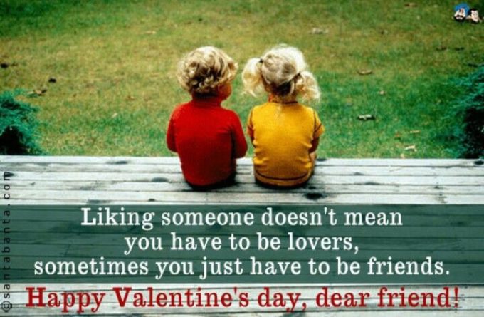 happy valentines day love message image for dear friend