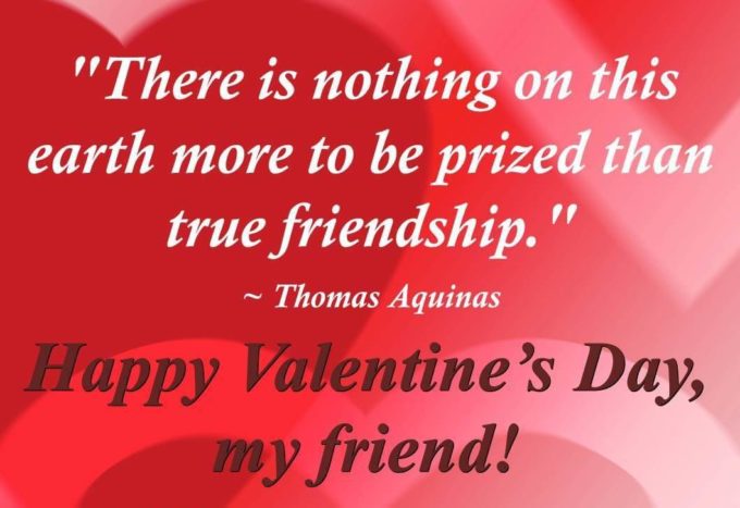 happy valentines day true friendship quote image