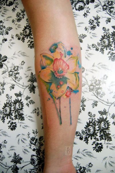 15+ Delicate Narcissus Flower Tattoo Design Ideas – EntertainmentMesh