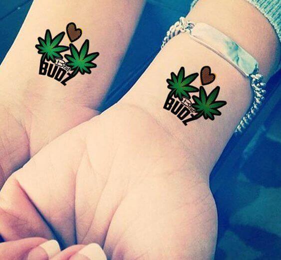 best buds tattoo ideas