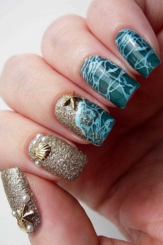 ocean nail ideas