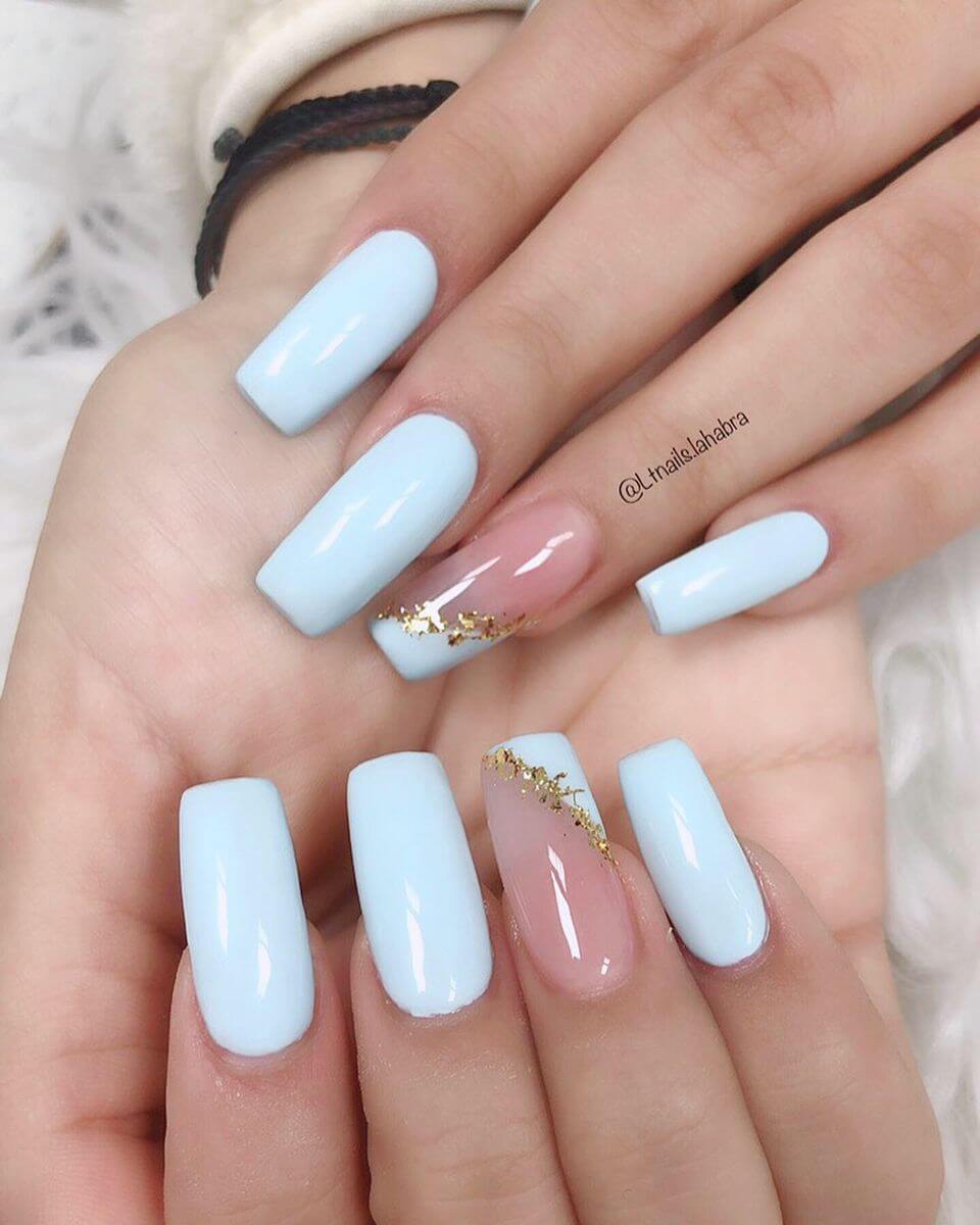 25 Lovely Baby Blue Nail Art Design Ideas For 2022 EntertainmentMesh