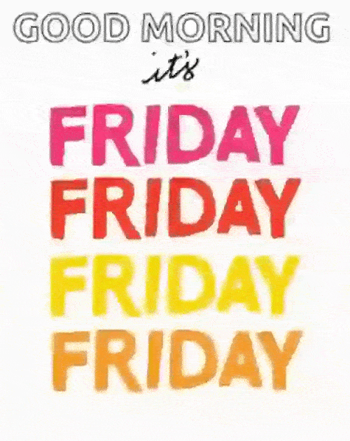 animated happy Friday gif