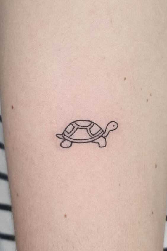 meaningful small turtle tattoos