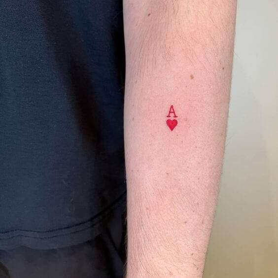 ace of hearts tattoo
