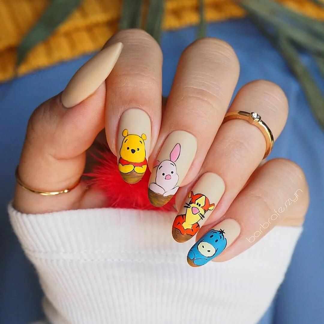 winnie the pooh nails